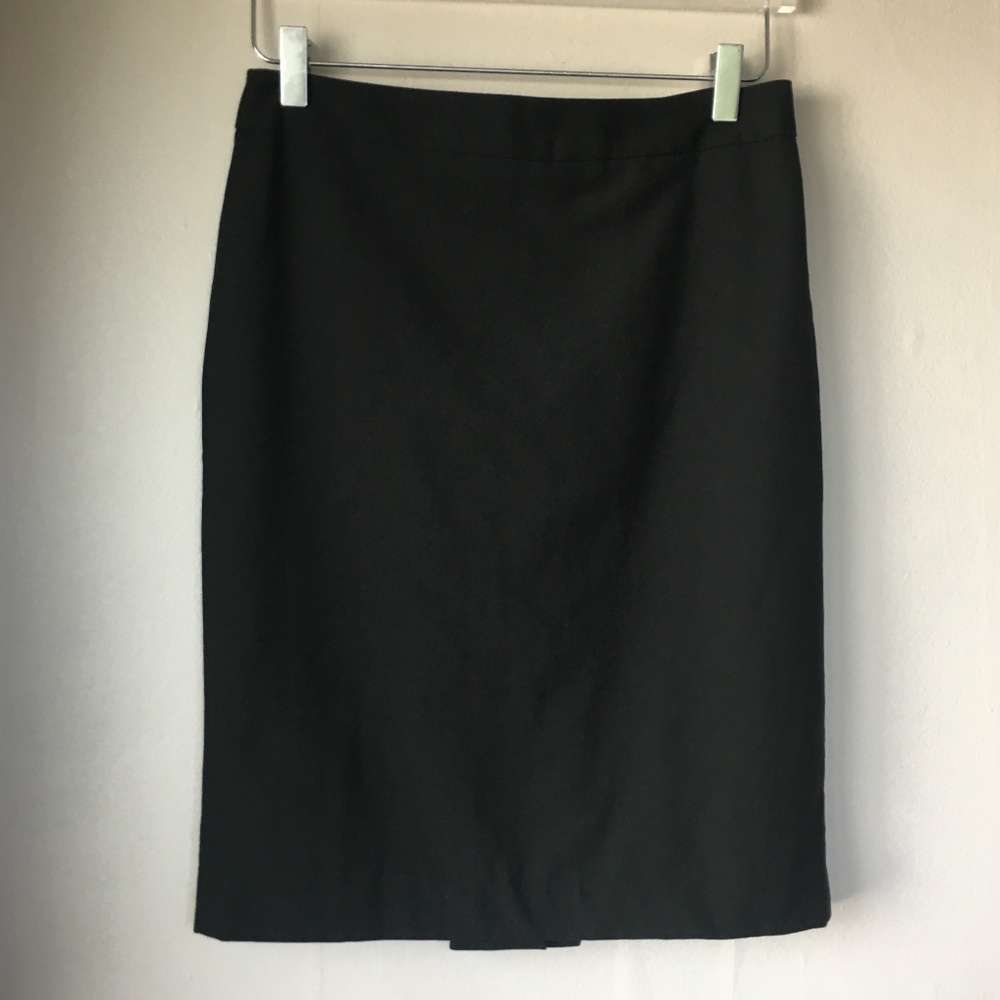 ANN TAYLOR Factory Black Pencil Skirt Sz 2
